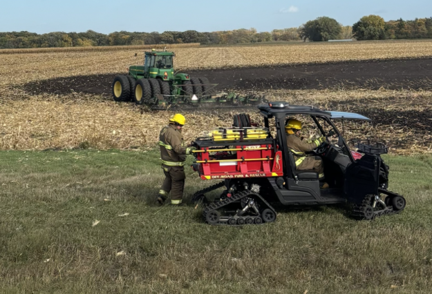 Combine sparks 40-acre cornfield fire south of Abercrombie — KFGO, Hillsboro Sports news